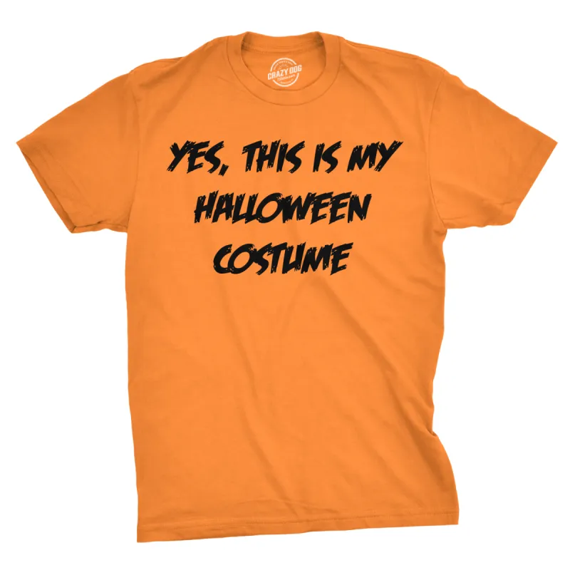 This Is My Halloween Costume Men's T Shirt sold by Crazy Dog T-Shirts