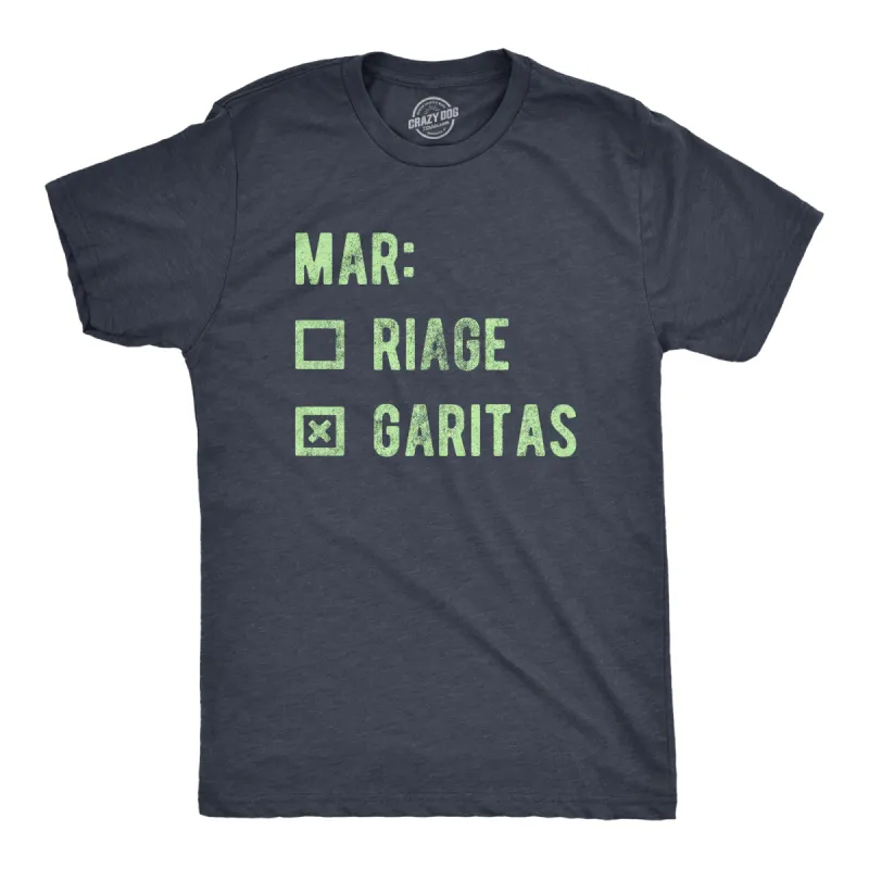 Marriage Margaritas Men's T Shirt sold by Crazy Dog T-Shirts