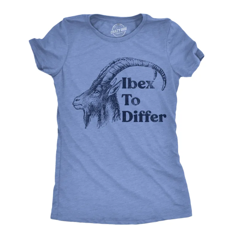 Ibex To Differ Women's T Shirt sold by Crazy Dog T-Shirts