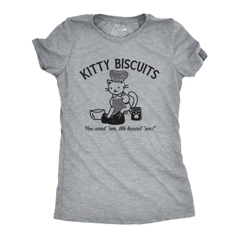 Kitty Biscuits Women's T Shirt sold by Crazy Dog T-Shirts