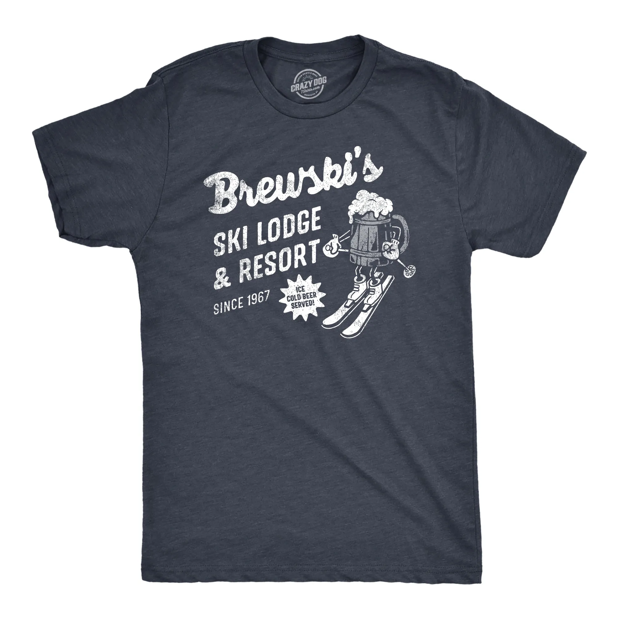 Brewskis Ski Lodge And Resort Men's T Shirt sold by Crazy Dog T-Shirts