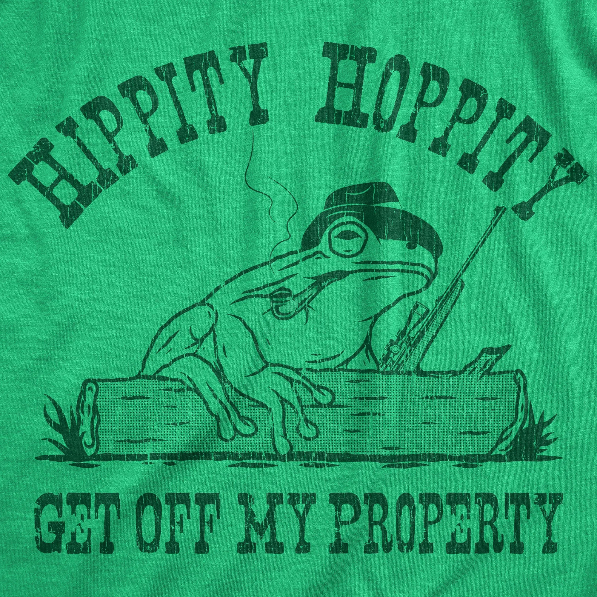 Hippity Hoppity Get Off My Property Men's T Shirt sold by Crazy Dog T-Shirts product image thumbnail 2