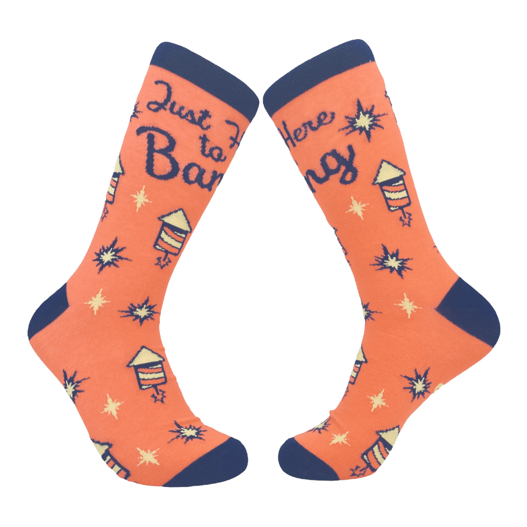 Mens Here To Bang Socks sold by Crazy Dog T-Shirts