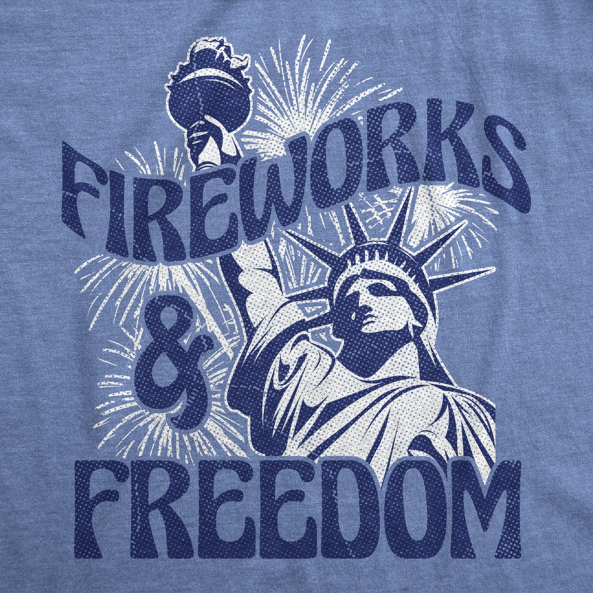 Fireworks And Freedom Men's T Shirt sold by Crazy Dog T-Shirts product image thumbnail 2