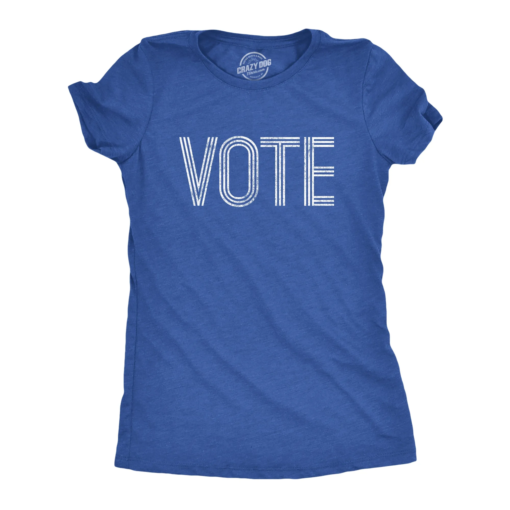 Vote Women's T Shirt sold by Crazy Dog T-Shirts product image thumbnail 4