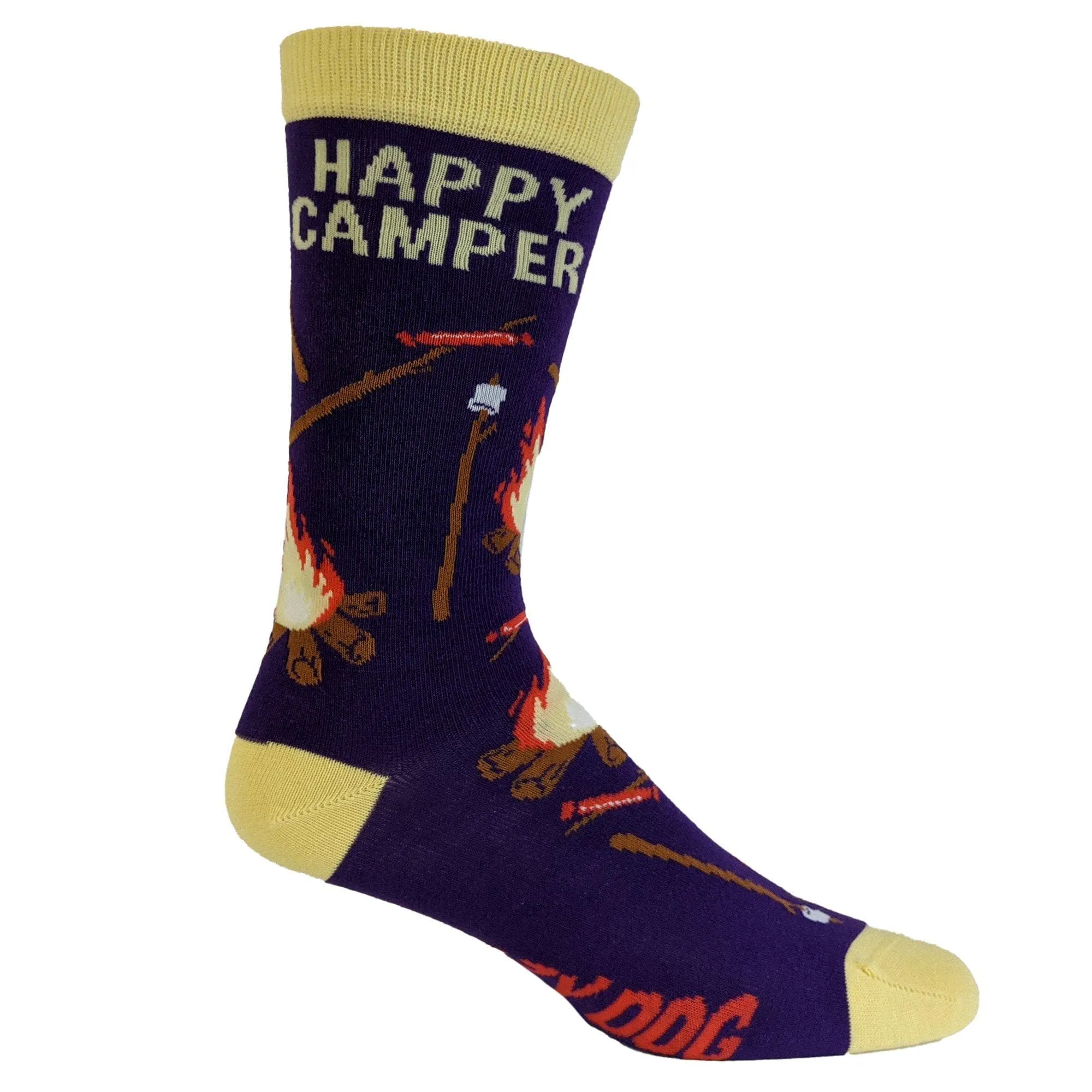 Womens Happy Camper Socks sold by Crazy Dog T-Shirts product image thumbnail 4