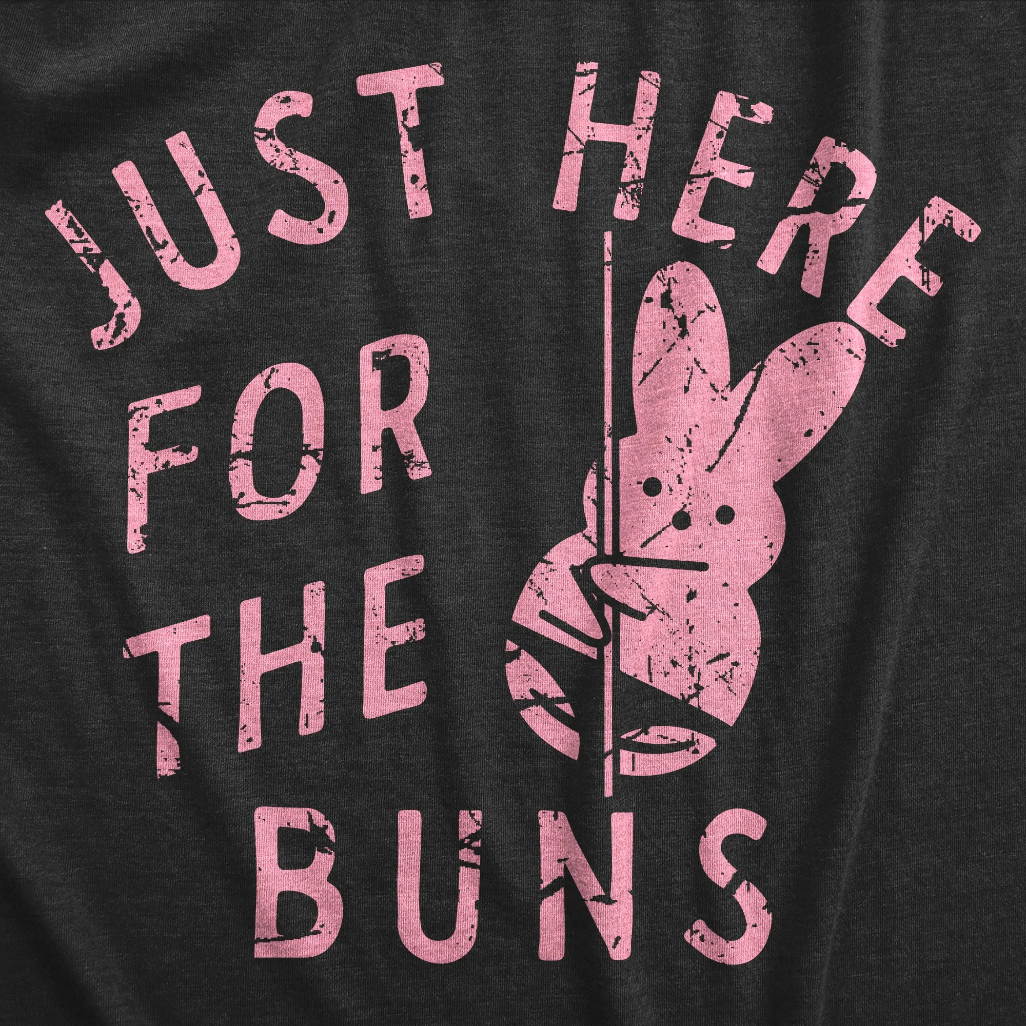 Just Here For The Buns Women's T Shirt sold by Crazy Dog T-Shirts product image thumbnail 2