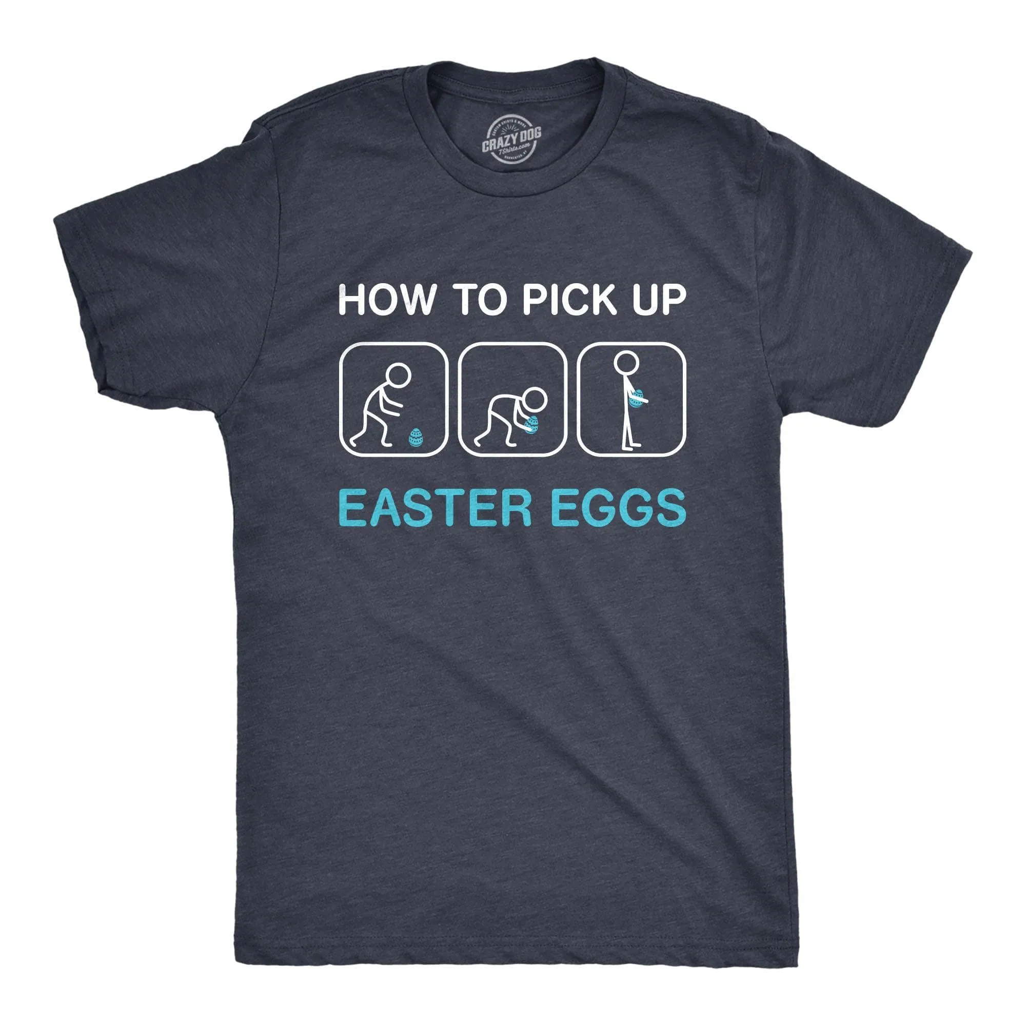 How To Pick Up Easter Eggs Men's T Shirt sold by Crazy Dog T-Shirts