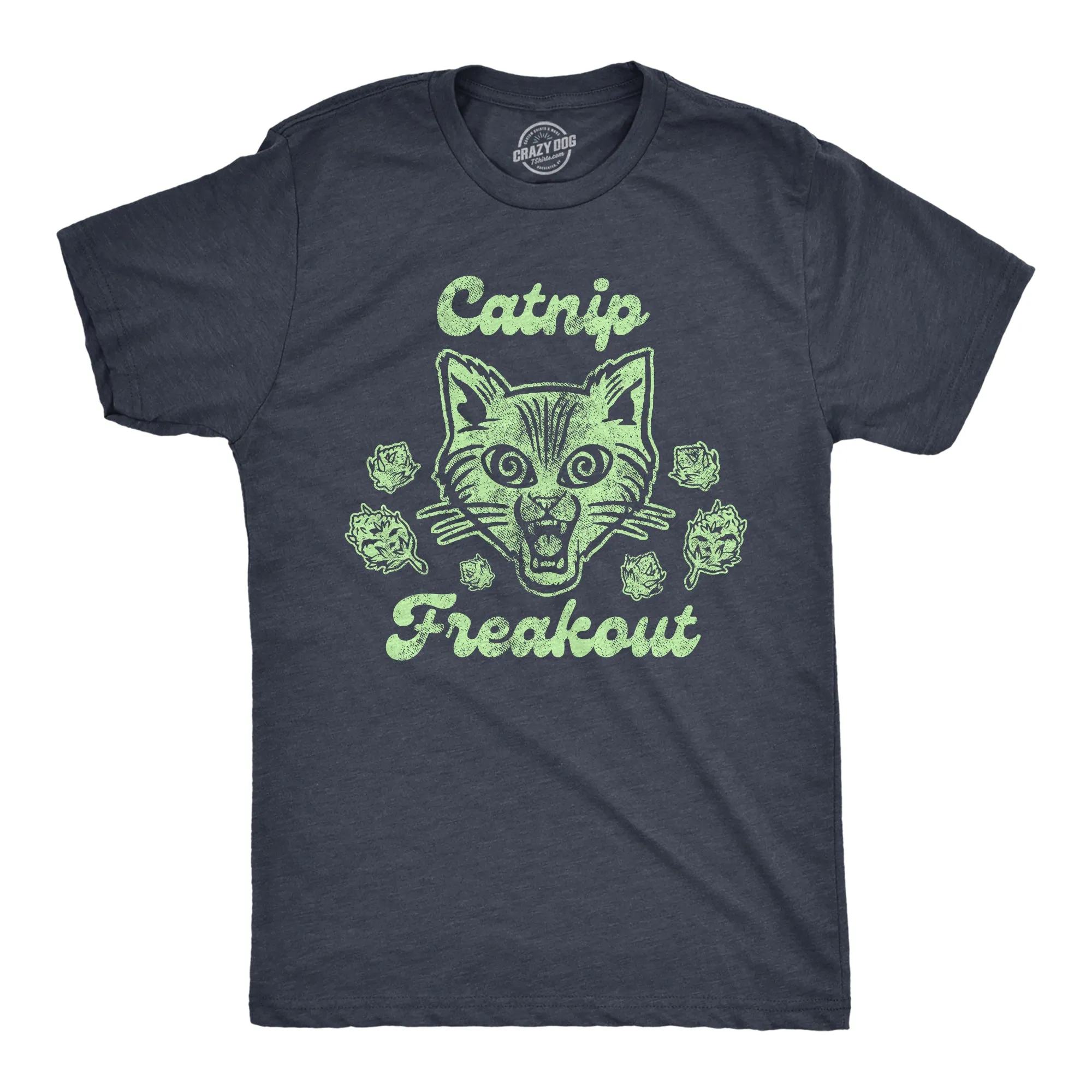 Catnip Freakout Men's T Shirt sold by Crazy Dog T-Shirts