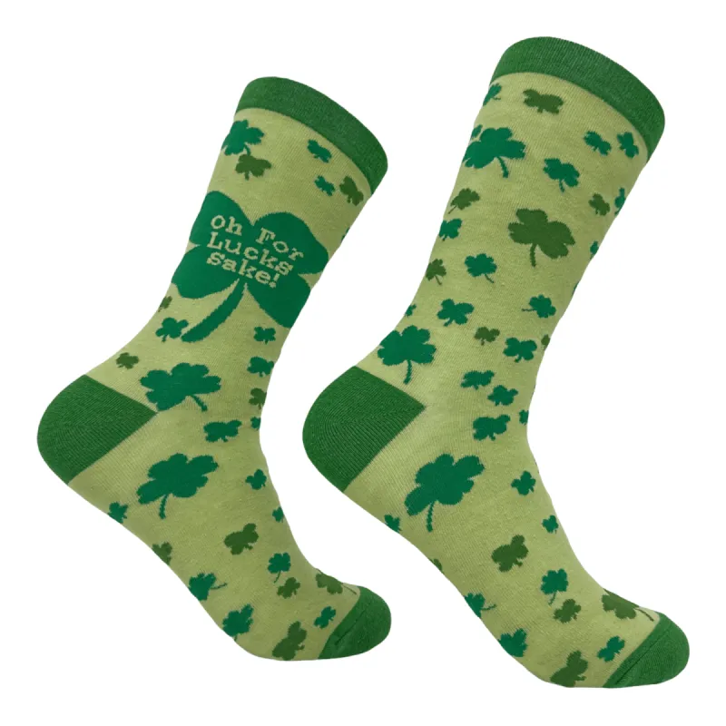 Women's Oh For Lucks Sake Socks sold by Crazy Dog T-Shirts