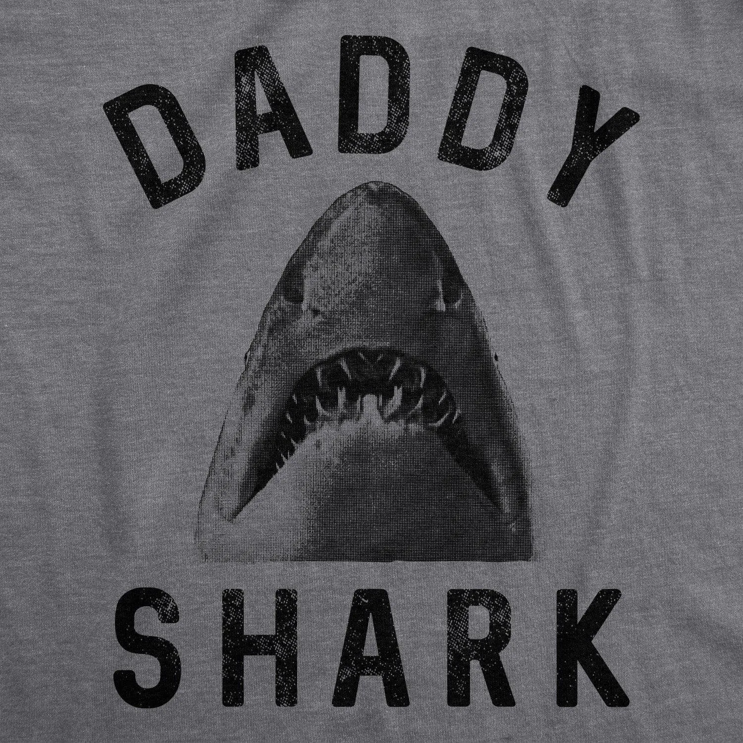 Daddy Shark Face Men's T Shirt sold by Crazy Dog T-Shirts product image thumbnail 2