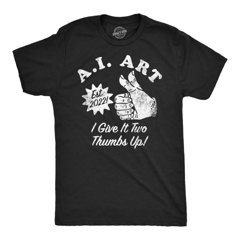 AI Art Men's T Shirt sold by Crazy Dog T-Shirts