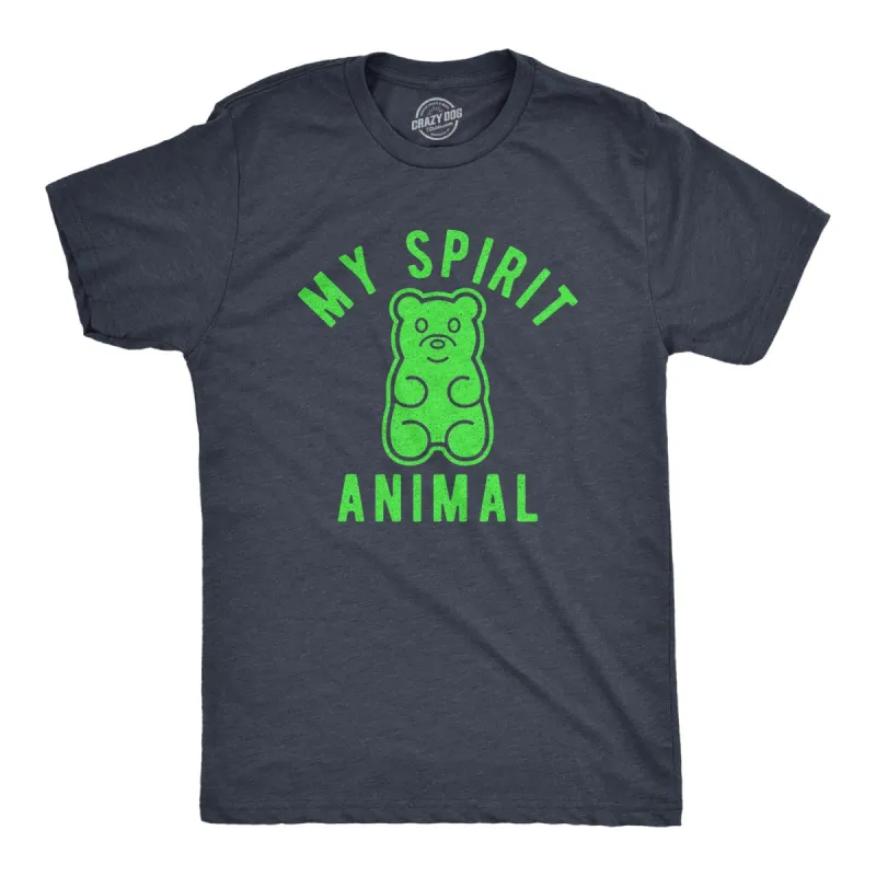 My Spirit Animal: Gummy Bear Men's T Shirt sold by Crazy Dog T-Shirts