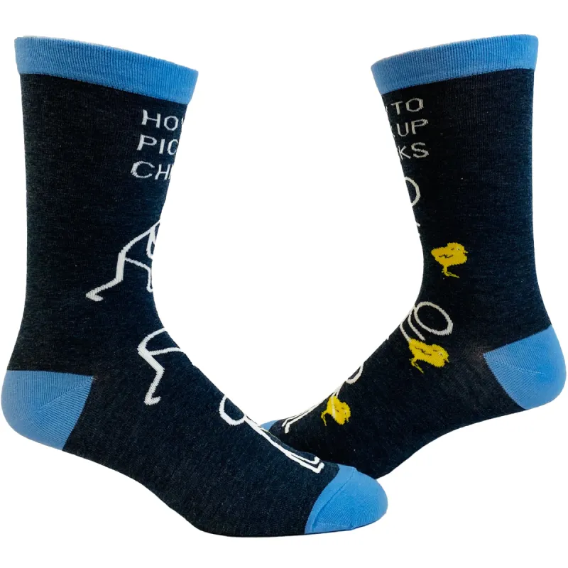 Youth How To Pick Up Chicks Socks sold by Crazy Dog T-Shirts