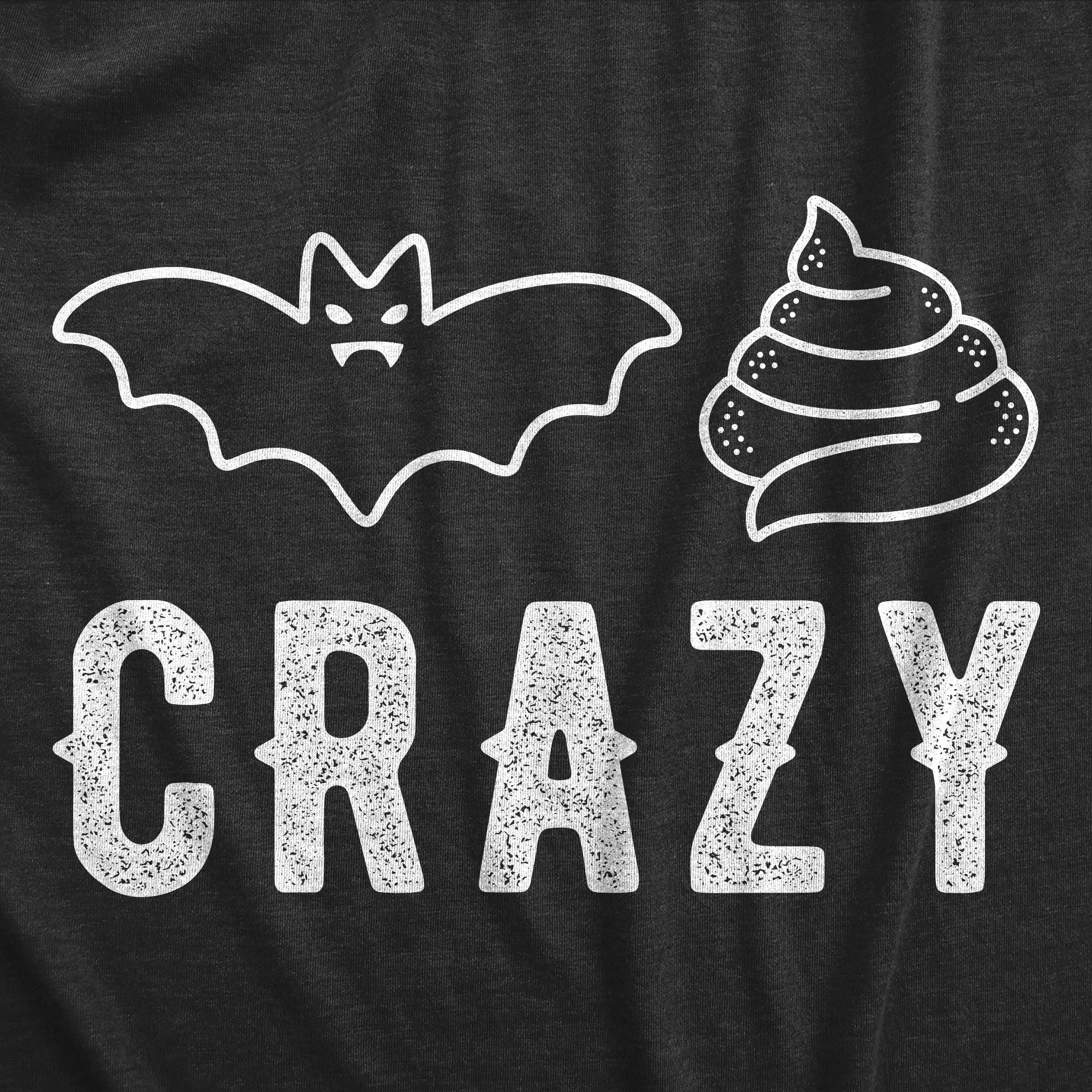 Bat Shit Crazy Men's T Shirt sold by Crazy Dog T-Shirts product image thumbnail 2