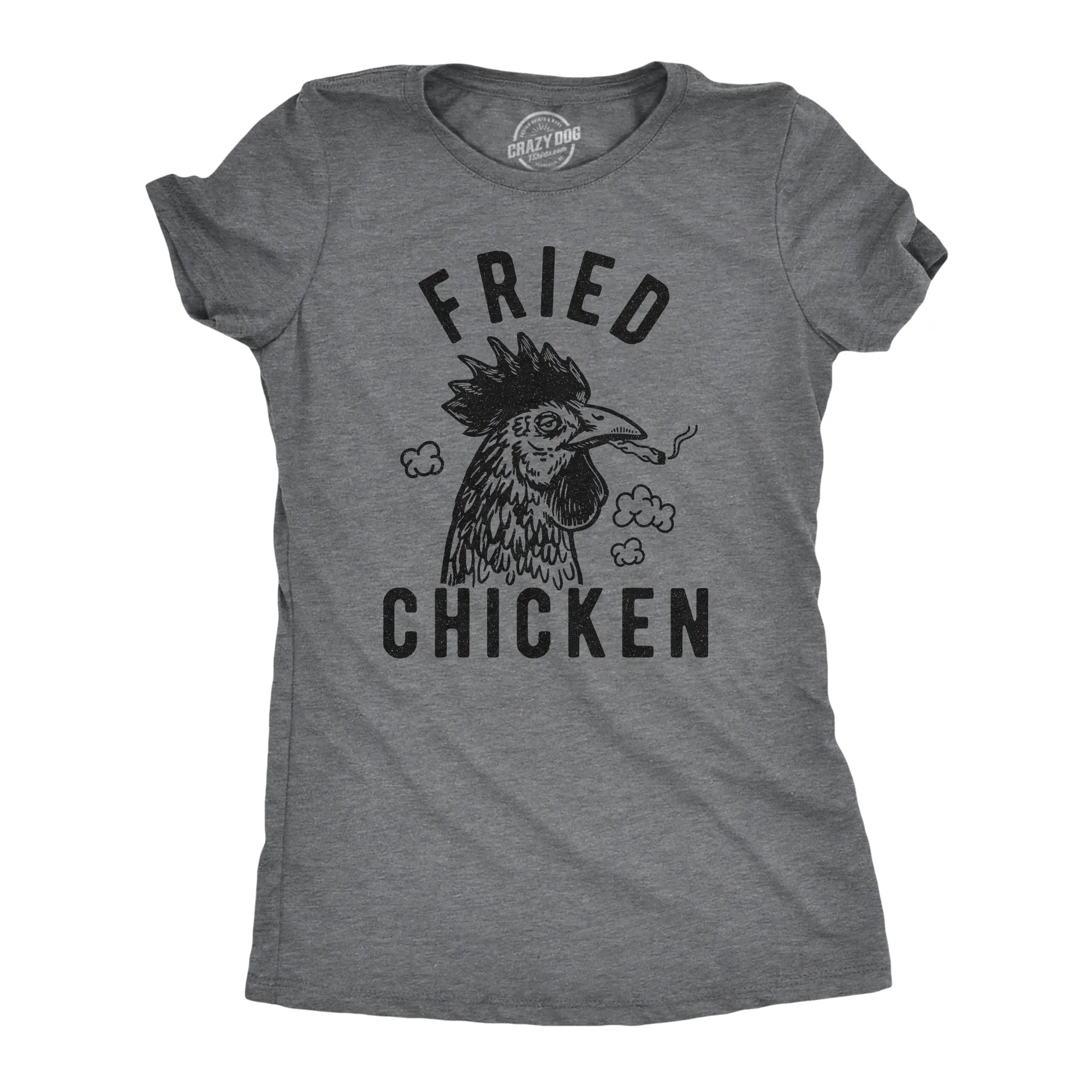 Fried Chicken Women's T Shirt sold by Crazy Dog T-Shirts