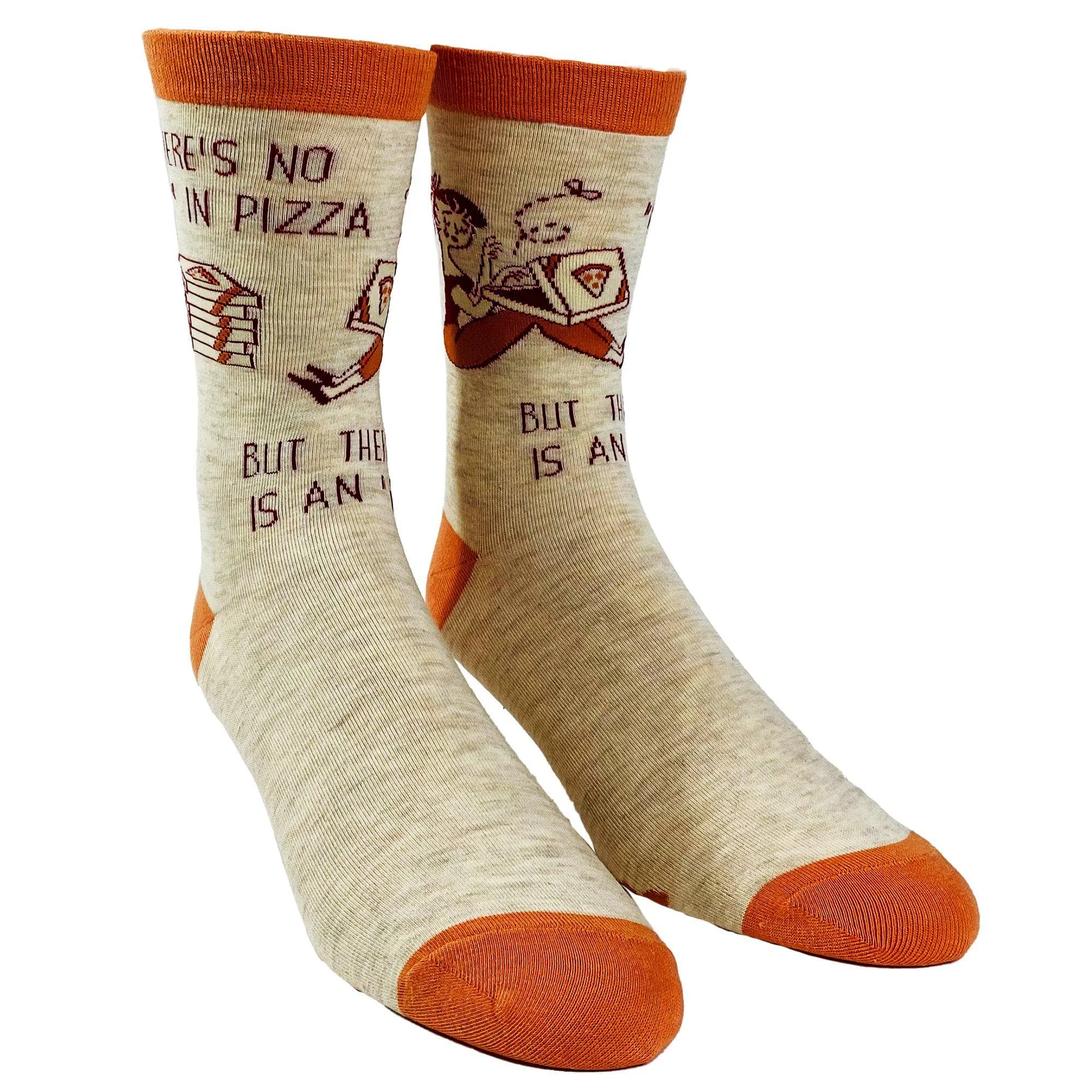 Women's There Is No "We" In Pizza Socks sold by Crazy Dog T-Shirts product image thumbnail 2