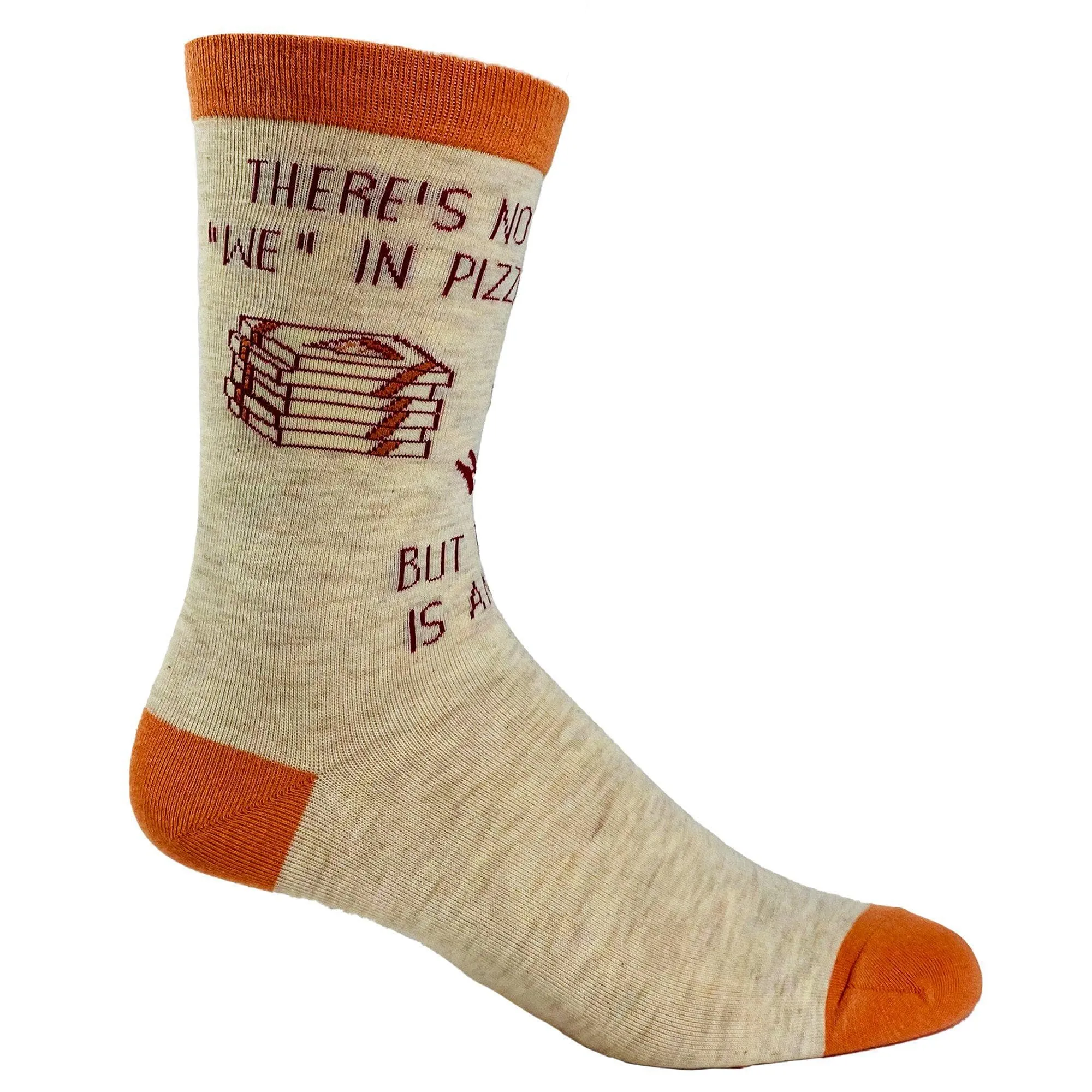 Women's There Is No "We" In Pizza Socks sold by Crazy Dog T-Shirts product image thumbnail 3