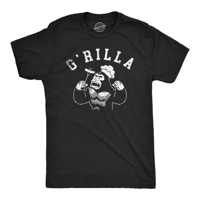 Grilla Men's T Shirt sold by Crazy Dog T-Shirts