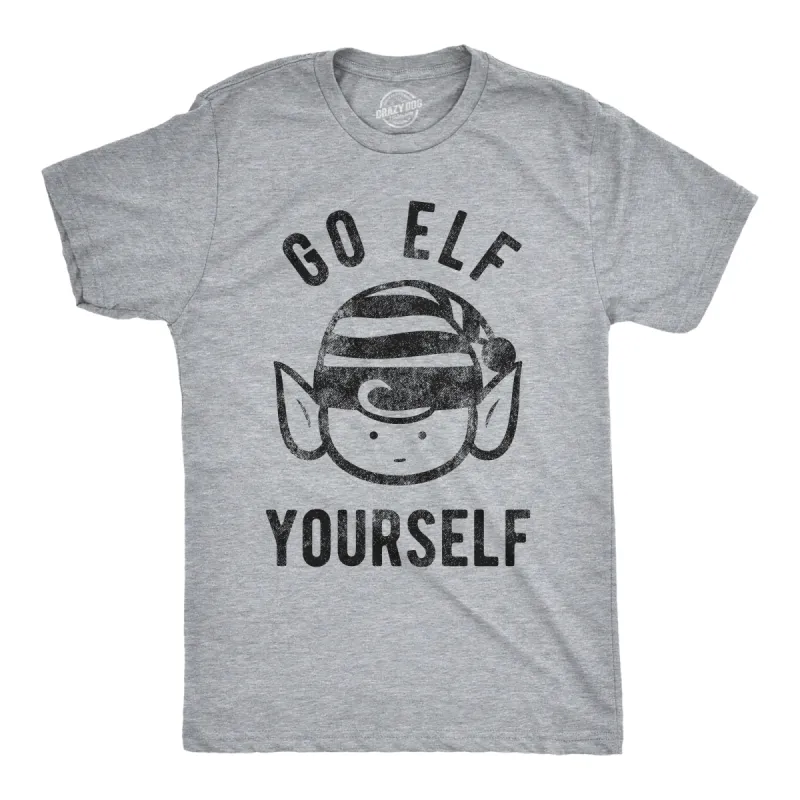 Go Elf Yourself Men's T Shirt sold by Crazy Dog T-Shirts