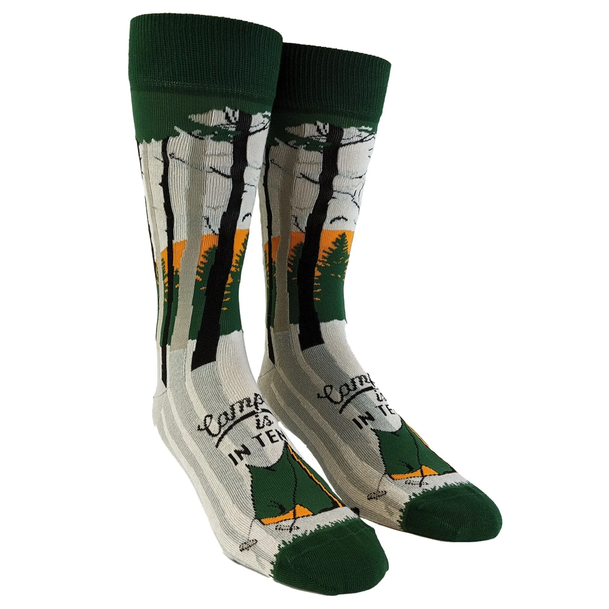 Mens Camping Is In Tents Socks sold by Crazy Dog T-Shirts product image thumbnail 2