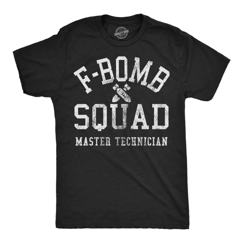 F Bomb Squad Men's T Shirt sold by Crazy Dog T-Shirts