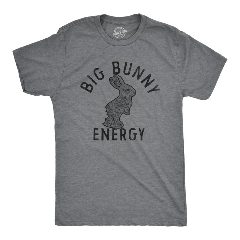Big Bunny Energy Men's T Shirt sold by Crazy Dog T-Shirts