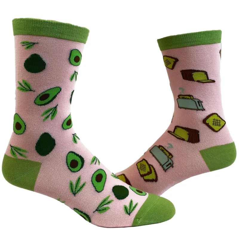 Womens Avocado Toast Socks sold by Crazy Dog T-Shirts