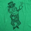 Leprechaun Middle Finger Men's T Shirt sold by Crazy Dog T-Shirts