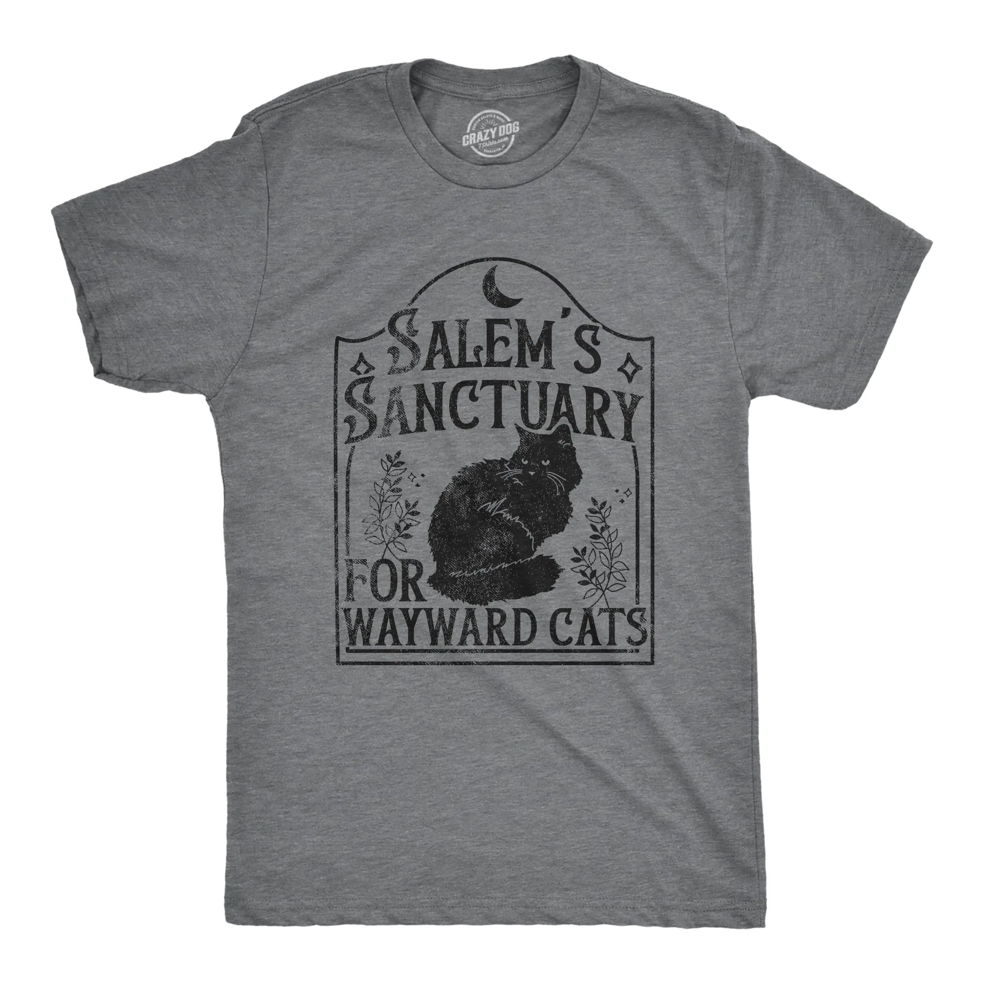 Salems Sanctuary For Wayward Cats Men's T Shirt sold by Crazy Dog T-Shirts