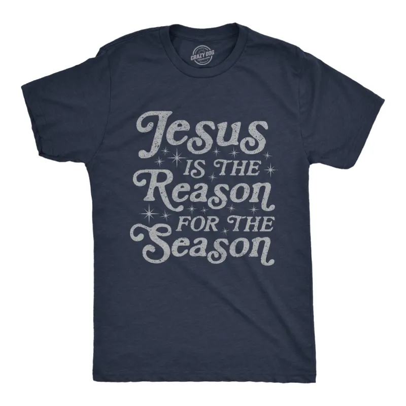 Jesus Is The Reason For The Season Men's T Shirt sold by Crazy Dog T-Shirts