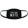 I'm On Mute Face Mask Mask sold by Crazy Dog T-Shirts