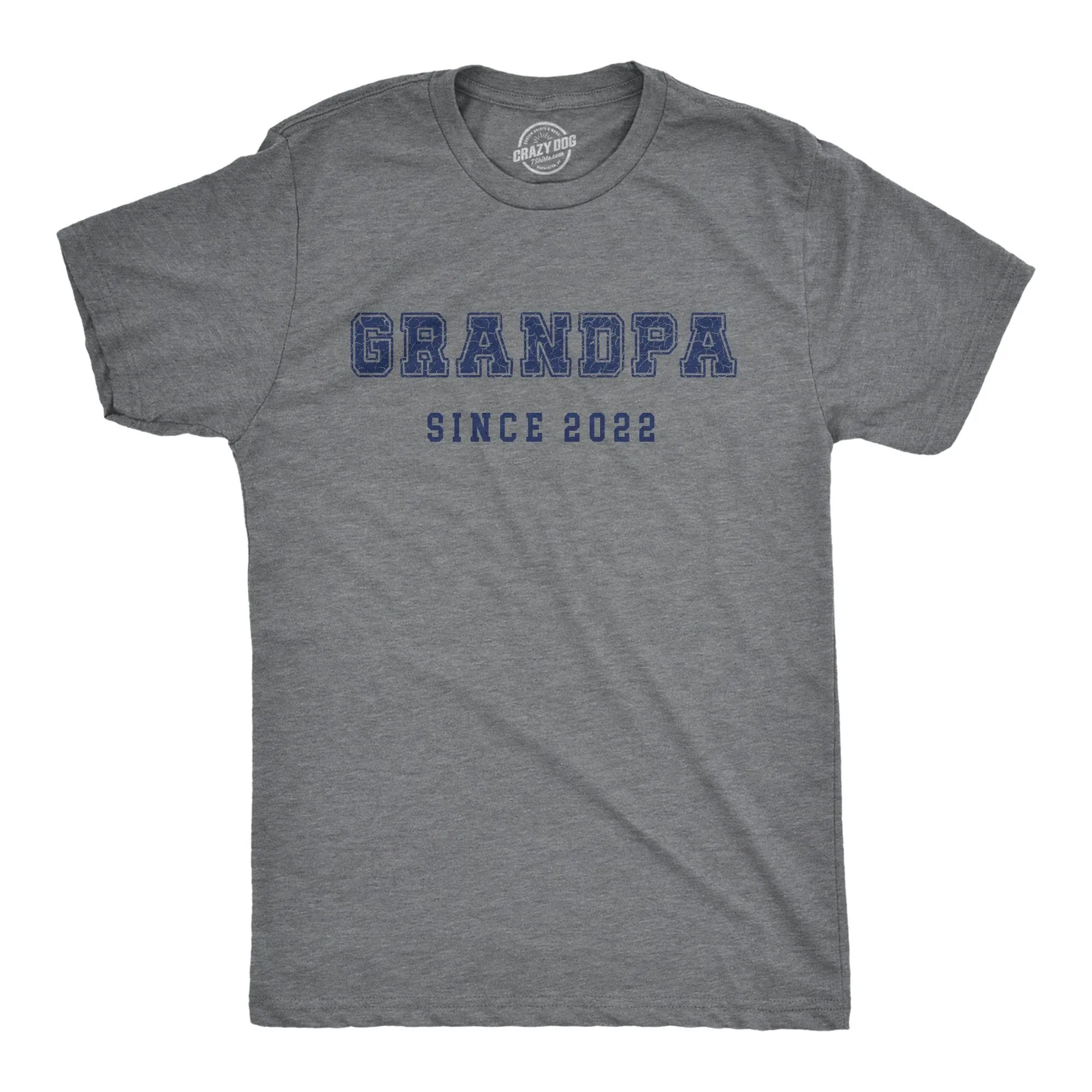 Grandpa Since 2022 Men's T Shirt sold by Crazy Dog T-Shirts