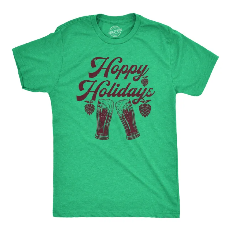 Hoppy Holidays Men's T Shirt sold by Crazy Dog T-Shirts