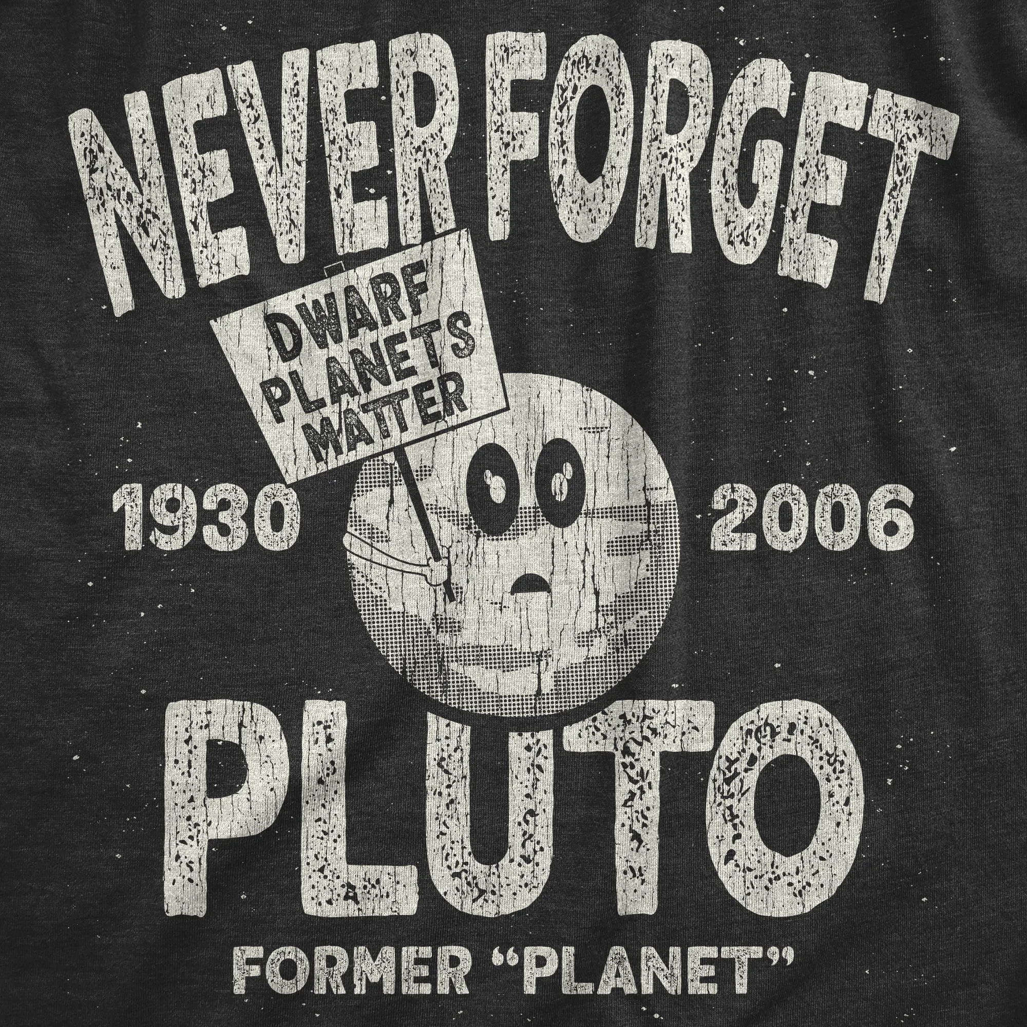 Never Forget Pluto Men's T Shirt sold by Crazy Dog T-Shirts product image thumbnail 2