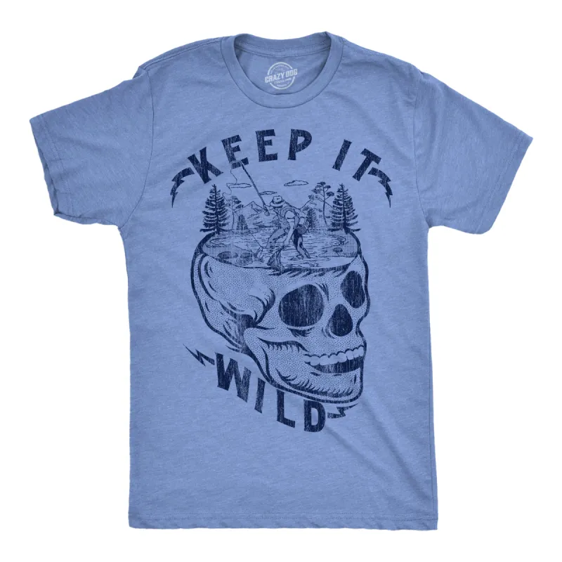 Keep It Wild Men's T Shirt sold by Crazy Dog T-Shirts