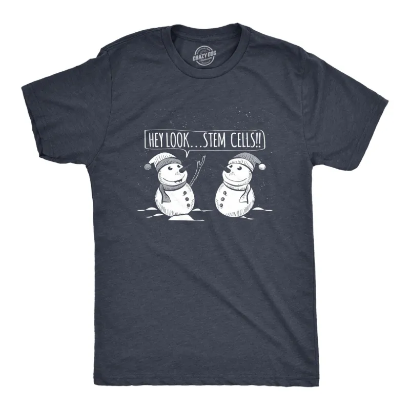 Hey Look Stem Cells Men's T Shirt sold by Crazy Dog T-Shirts