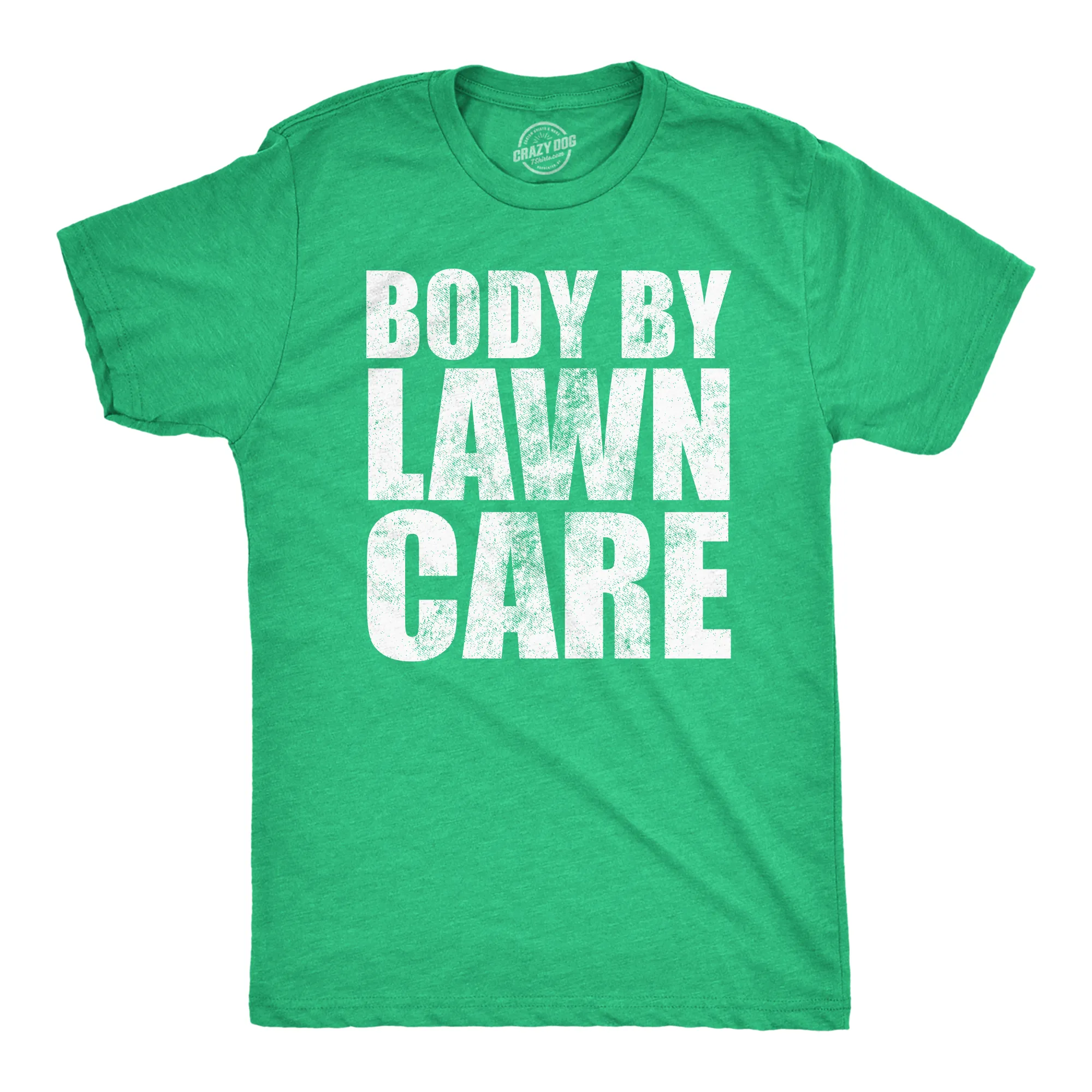 Body By Lawn Care Men's T Shirt sold by Crazy Dog T-Shirts
