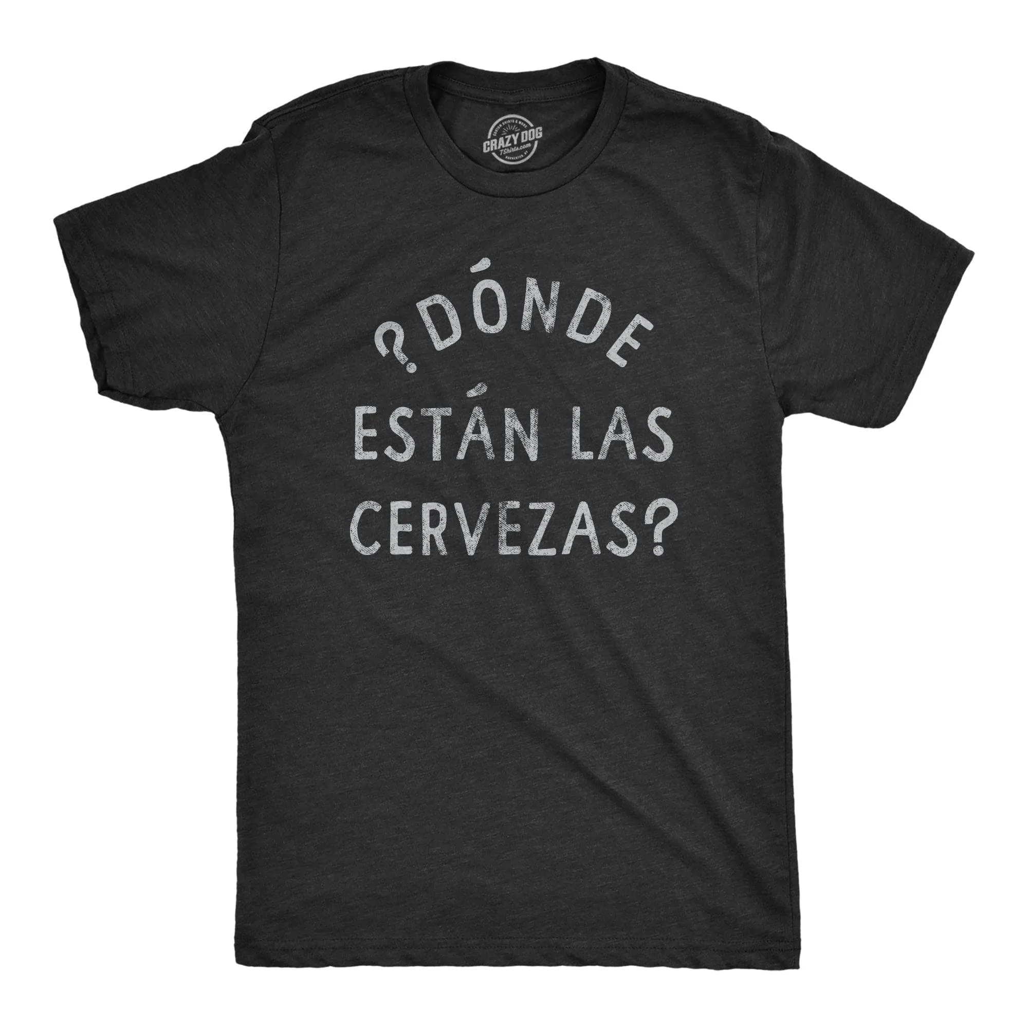 Donde Estan Las Cervezas Men's T Shirt sold by Crazy Dog T-Shirts