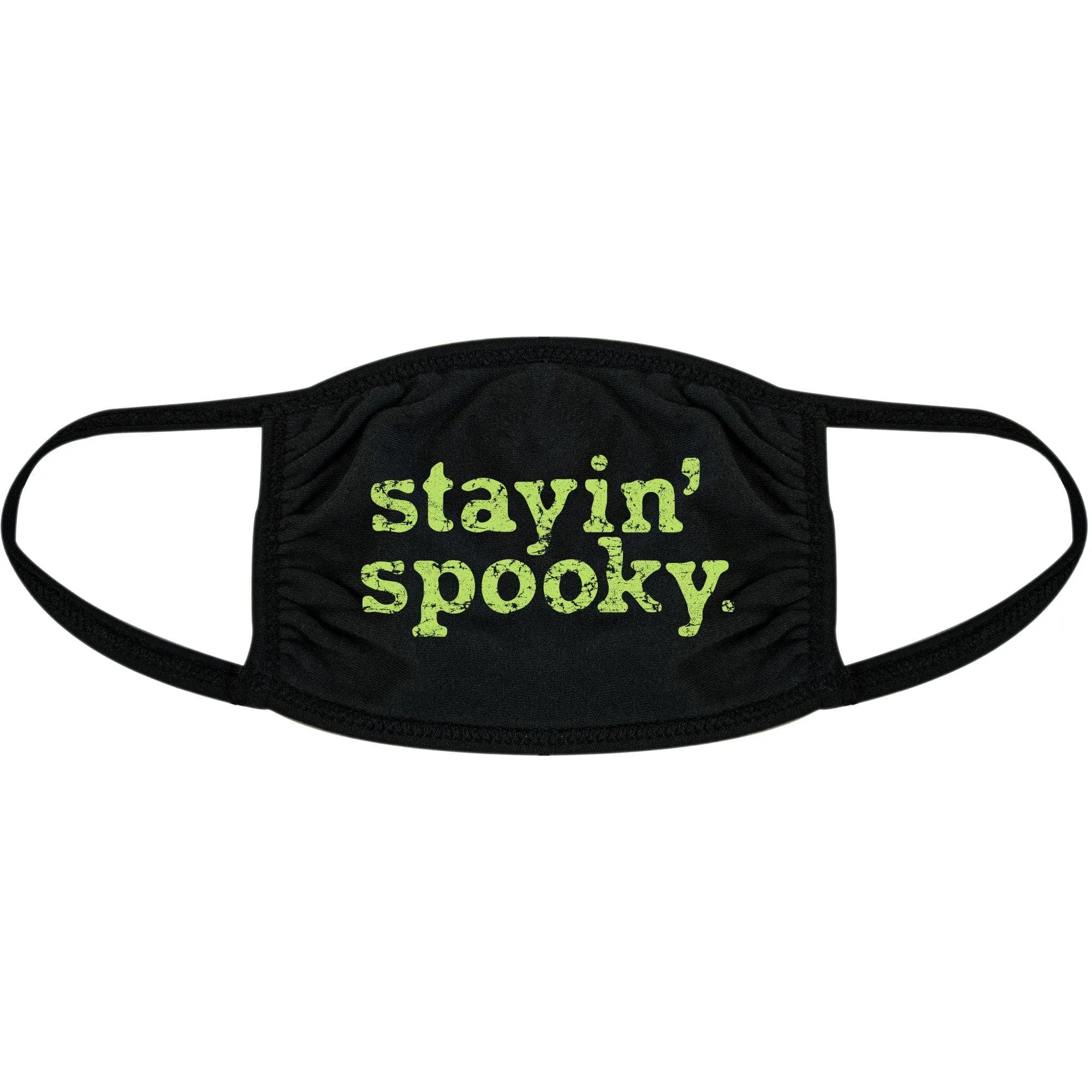 Stayin Spooky Face Mask Mask sold by Crazy Dog T-Shirts