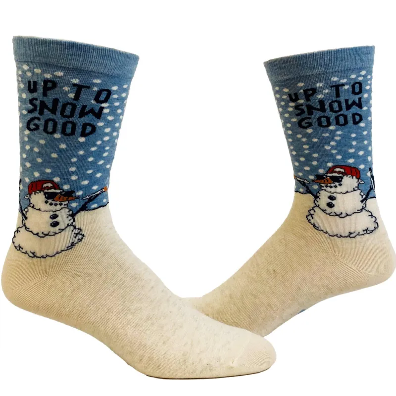 Men's Up To Snow Good Socks sold by Crazy Dog T-Shirts