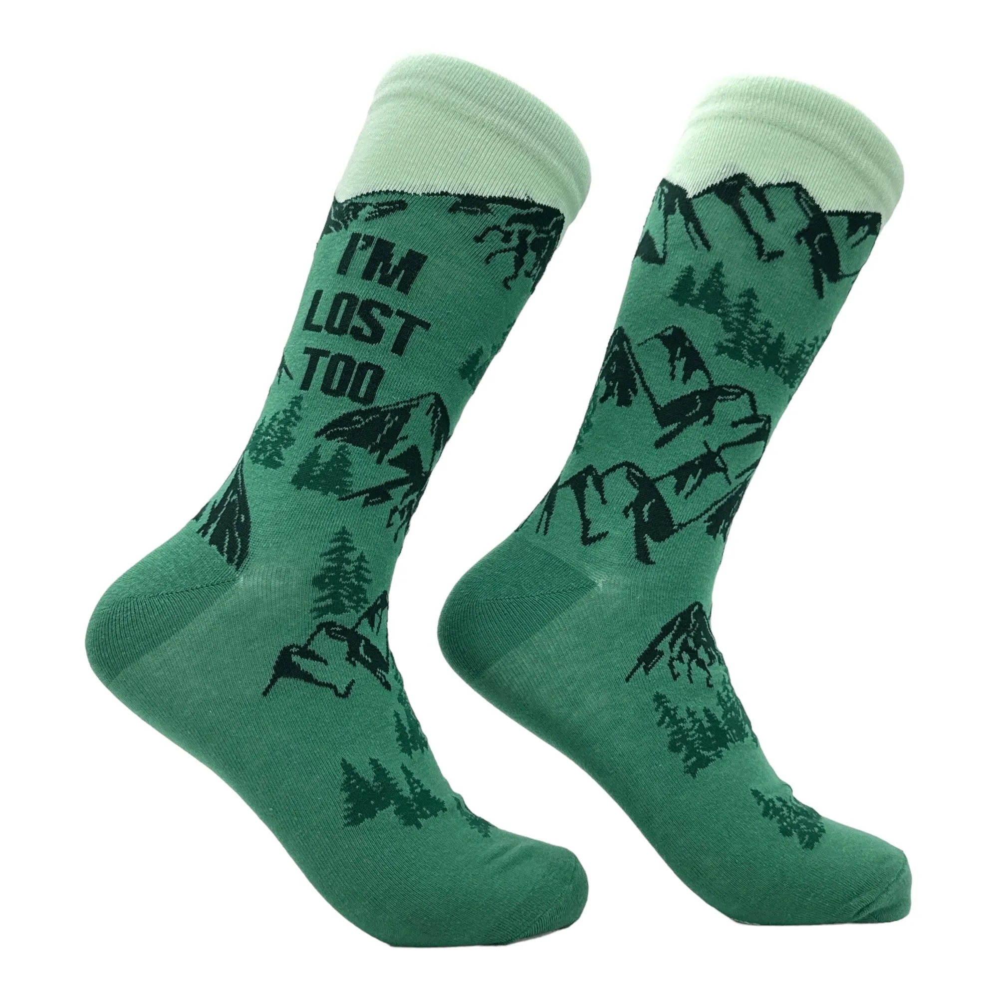 Men's Im Lost Too Socks sold by Crazy Dog T-Shirts