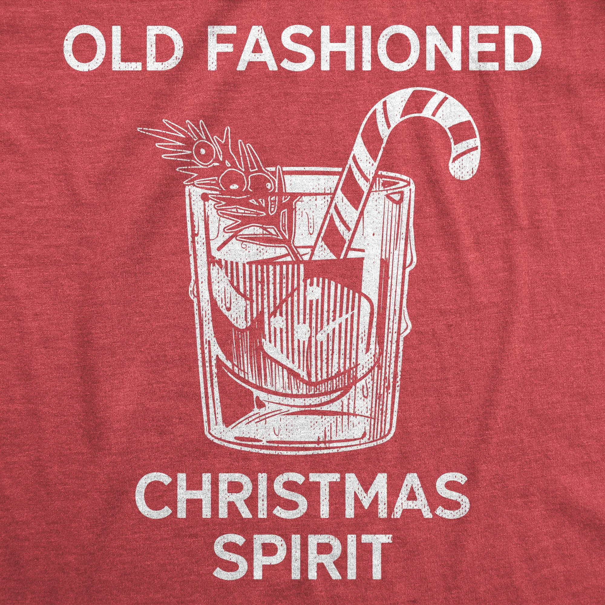 Old Fashioned Christmas Spirit Women's T Shirt sold by Crazy Dog T-Shirts product image thumbnail 2