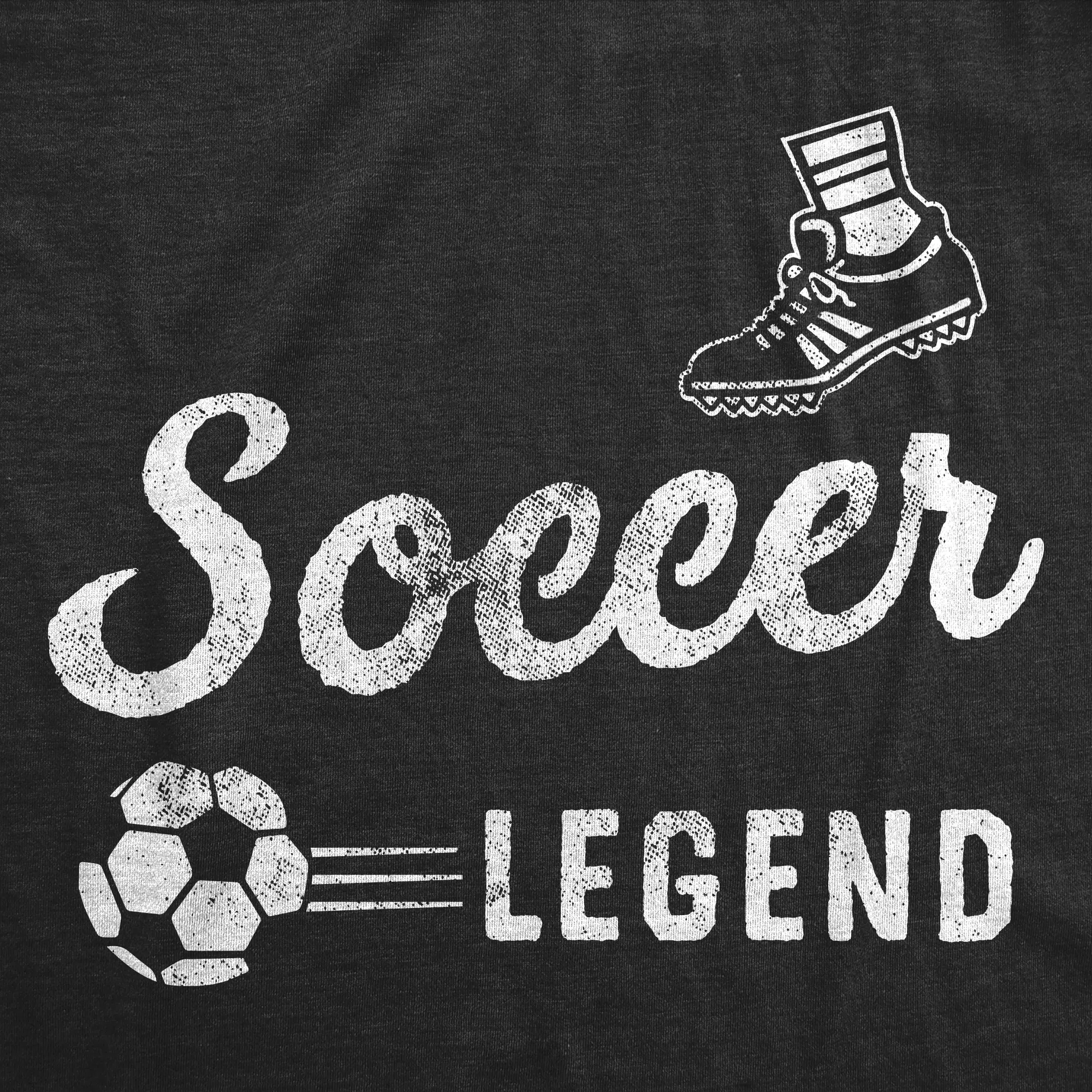 Soccer Legend Women's T Shirt sold by Crazy Dog T-Shirts product image thumbnail 2