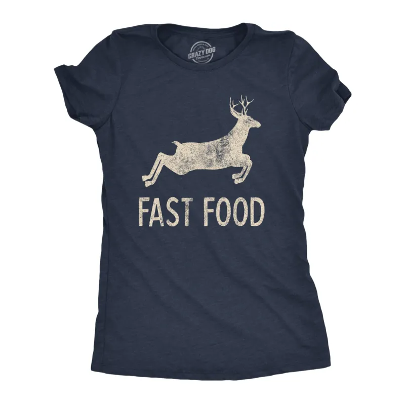 Fast Food Women's T Shirt sold by Crazy Dog T-Shirts