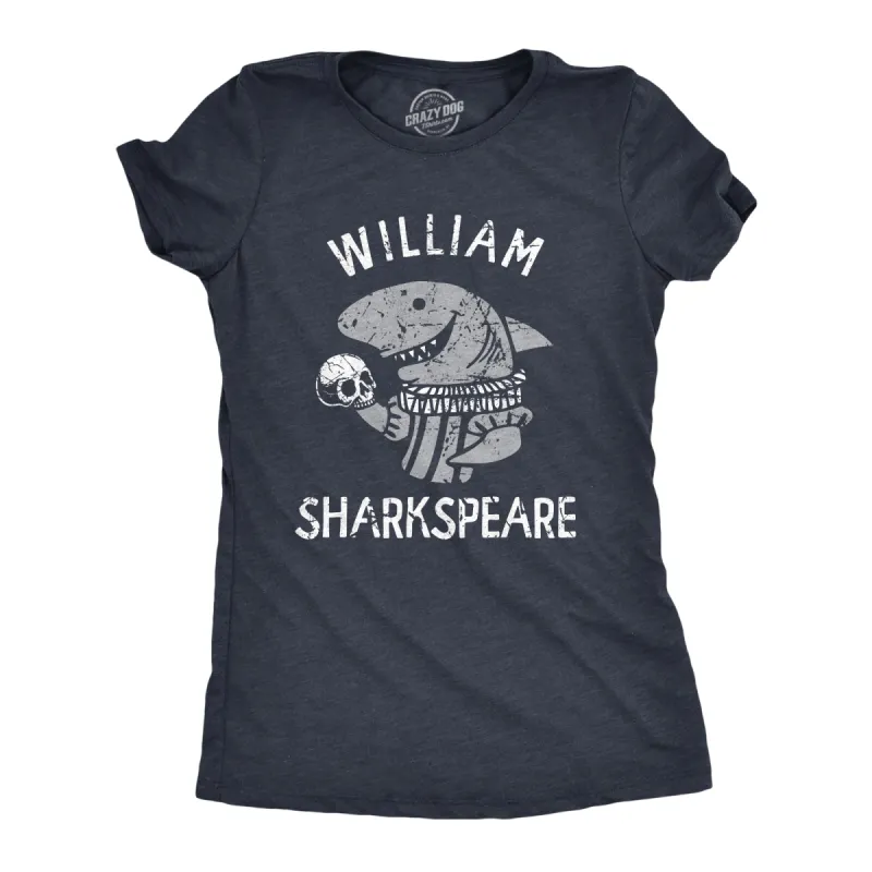 William Sharkspeare Women's T Shirt sold by Crazy Dog T-Shirts