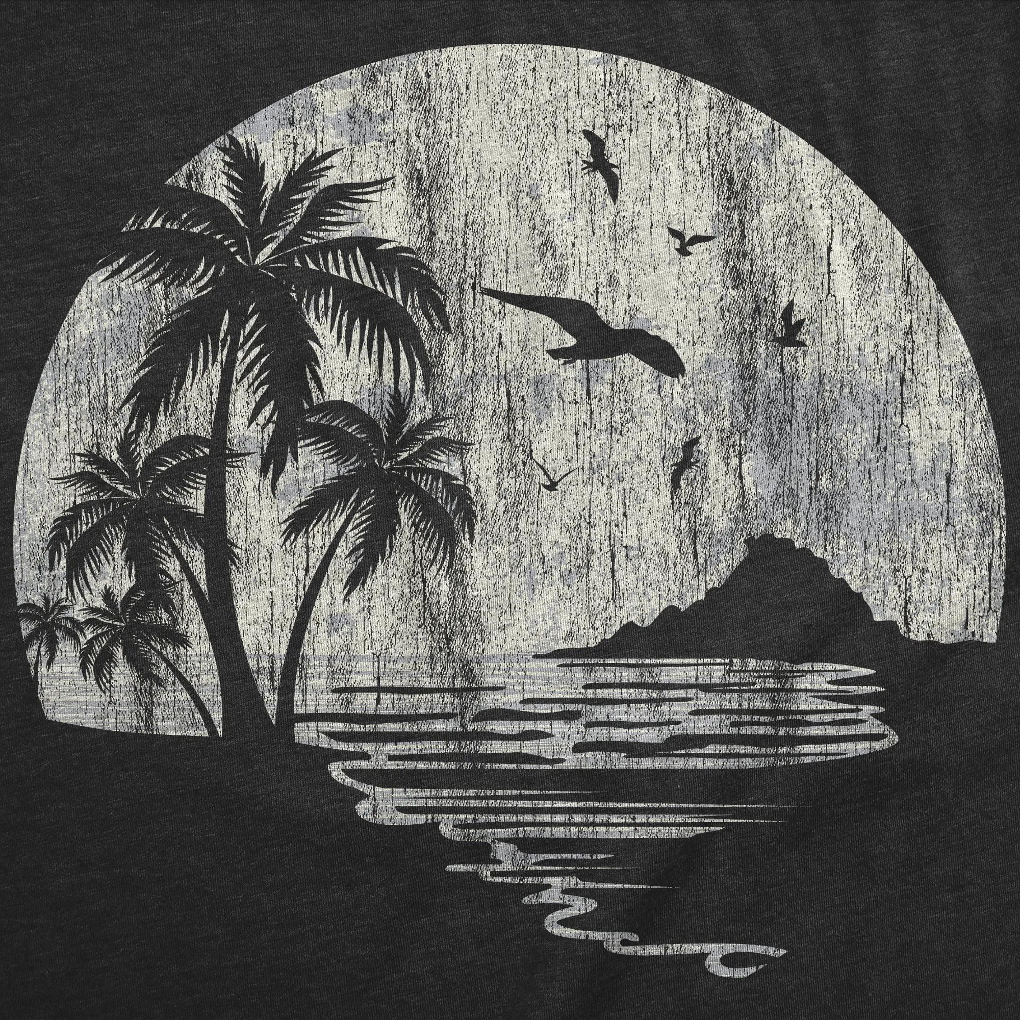 Moon Beach Men's T Shirt sold by Crazy Dog T-Shirts product image thumbnail 2