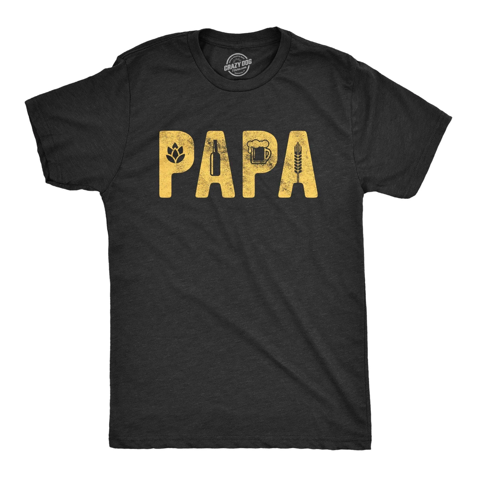 Papa Beer Men's T Shirt sold by Crazy Dog T-Shirts