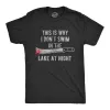 This Is Why I Don't Swim In The Lake At Night Men's T Shirt sold by Crazy Dog T-Shirts