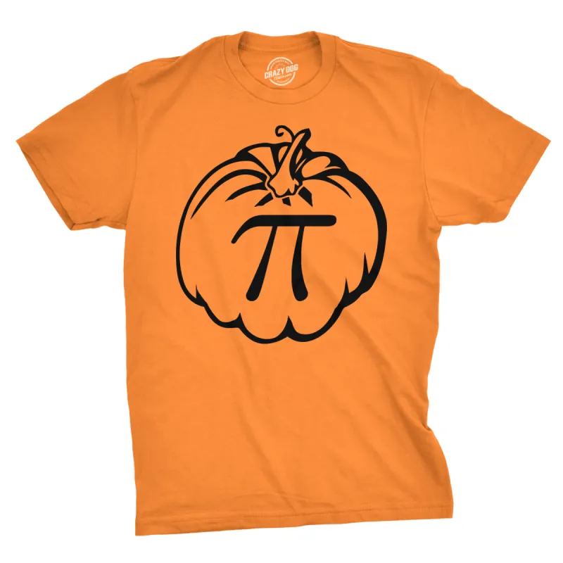Pumpkin Pi Men's T Shirt sold by Crazy Dog T-Shirts